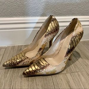 ALDO Snakeskin Heels - Barely worn